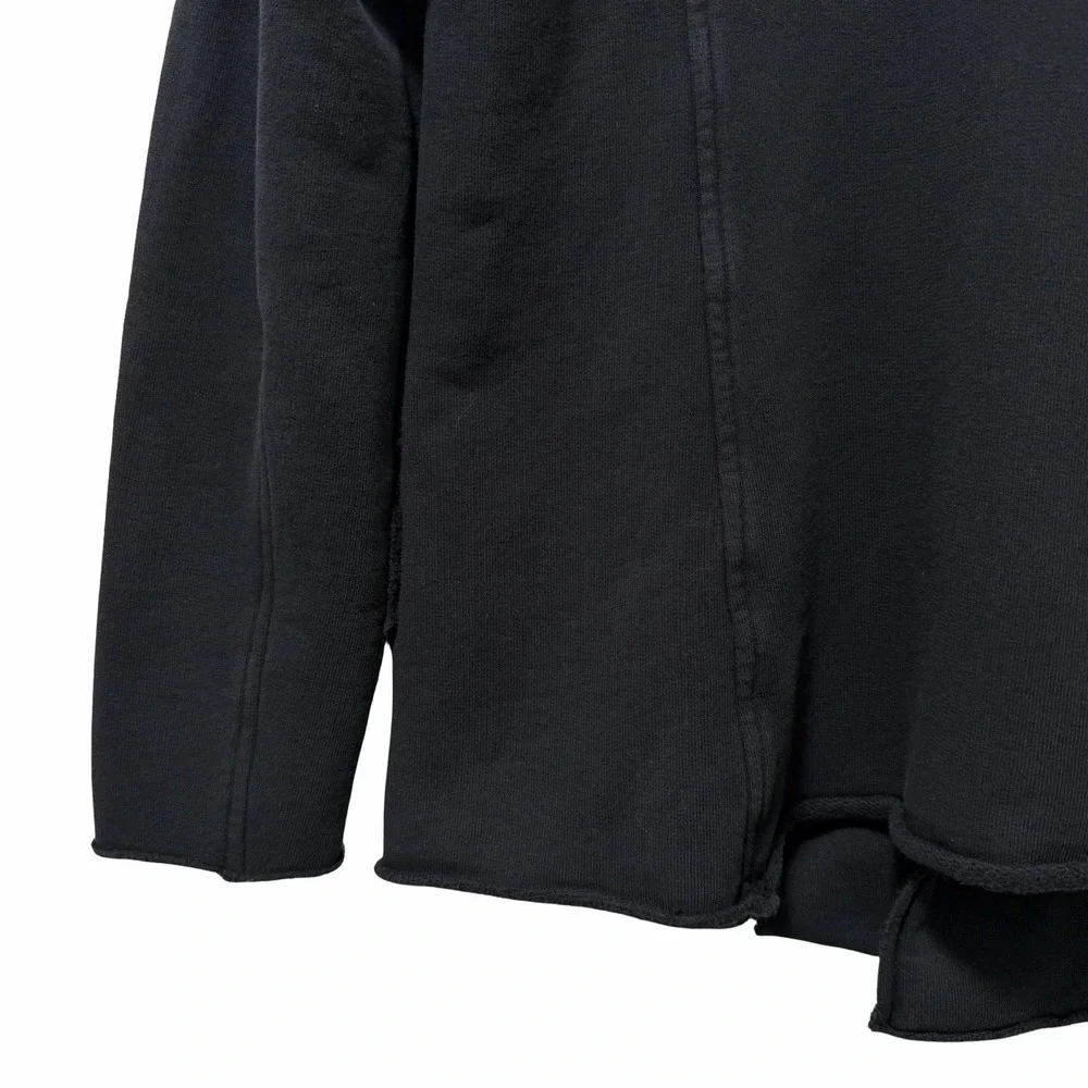 Frank & Eileen Womens Belfast Triple Fleece Peacoat Size M Black Double Breasted